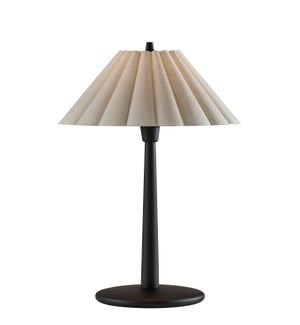 Scallop Table Lamp- Black