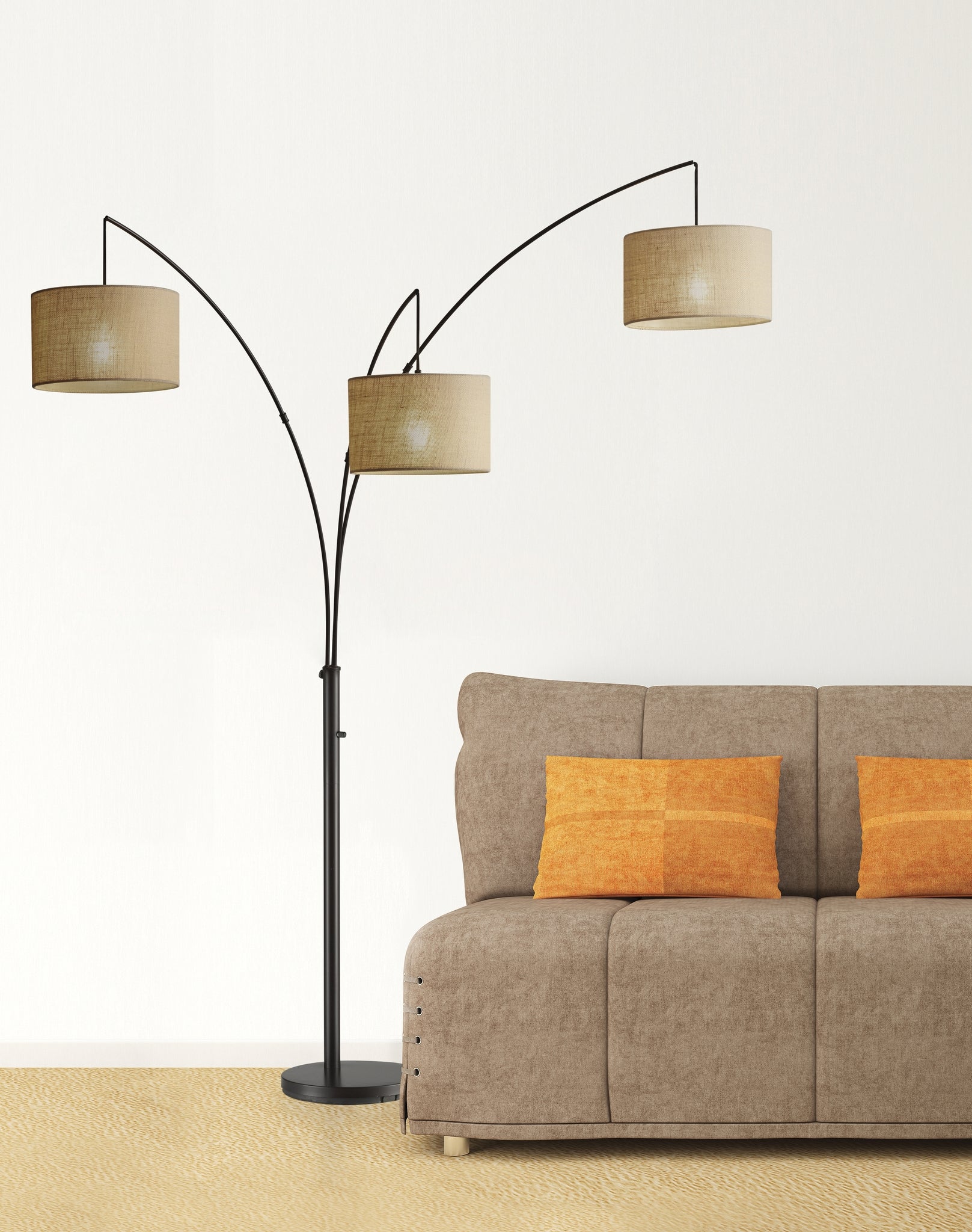 adesso trinity floor lamp