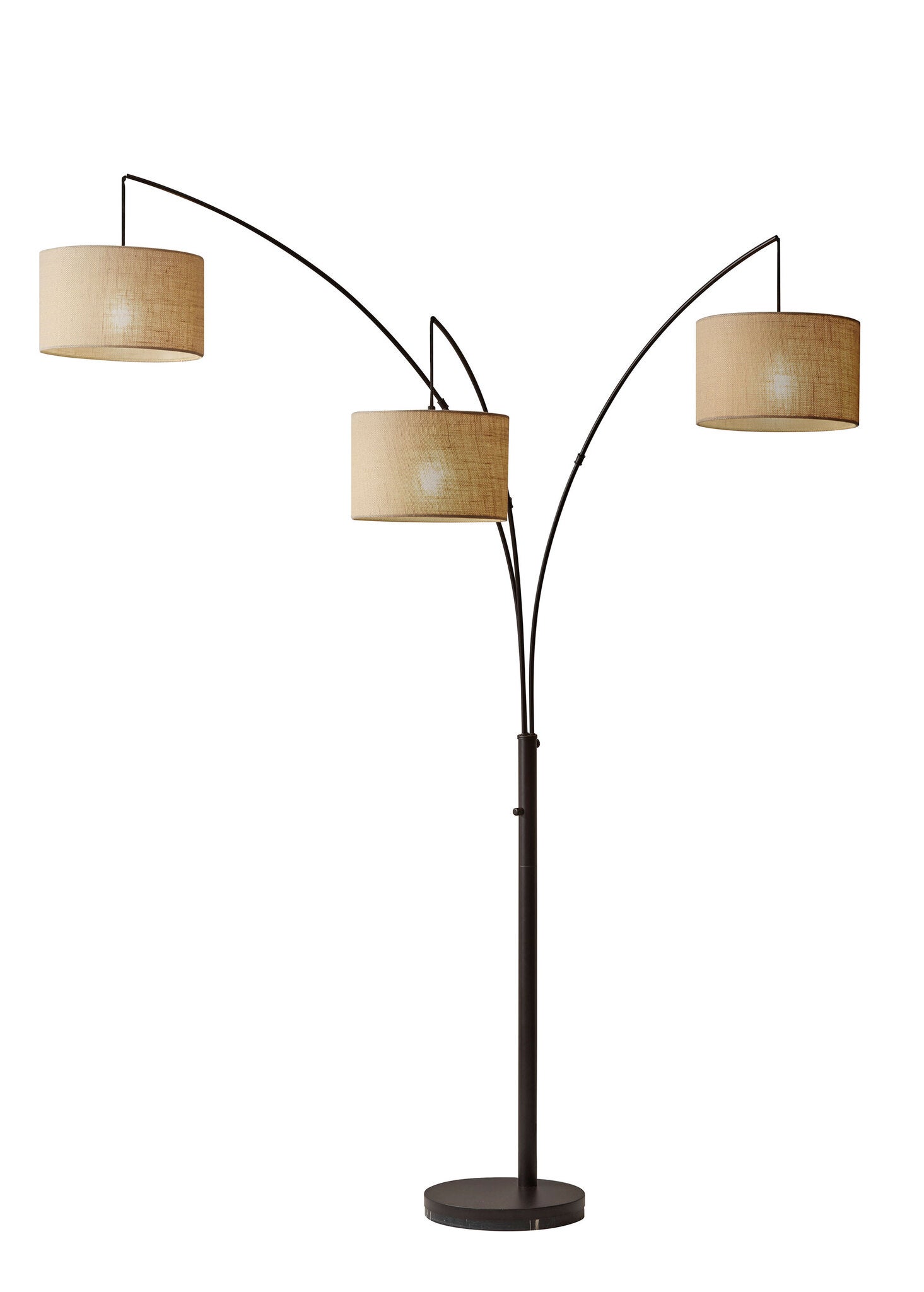 Adesso trinity store arc lamp assembly