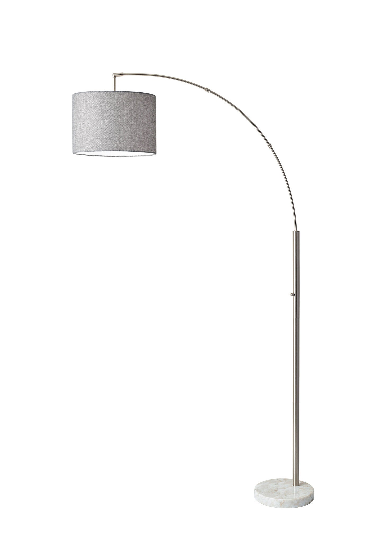 adesso bowery arc floor lamp