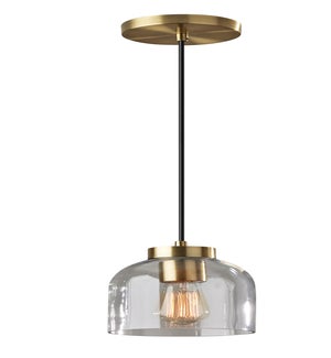 Bristol Pendant- Antique Brass