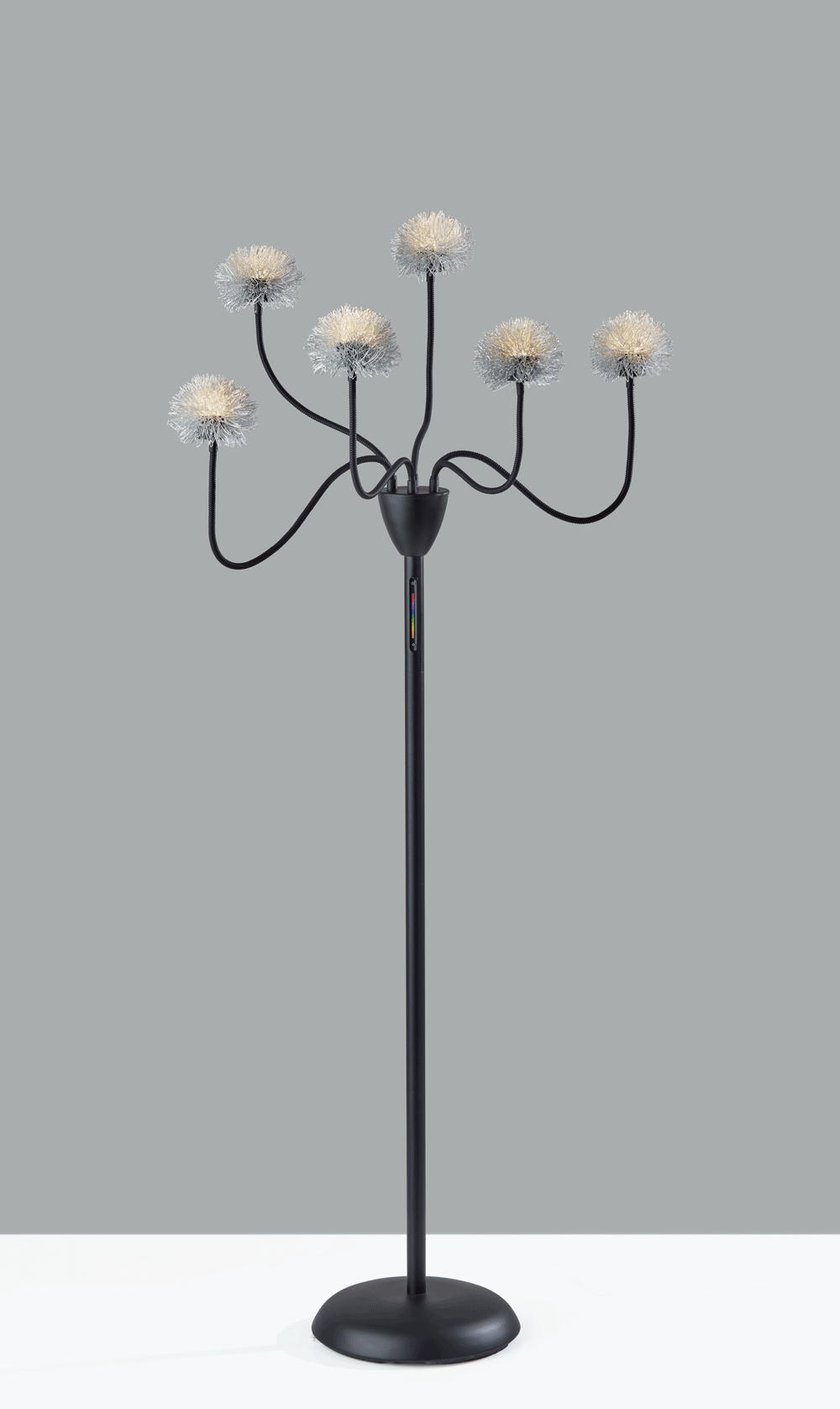 b&q black floor lamp