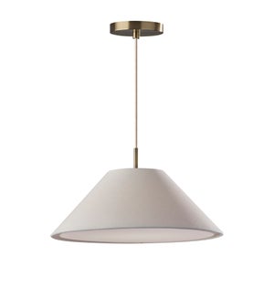 Hadley Pendant- White