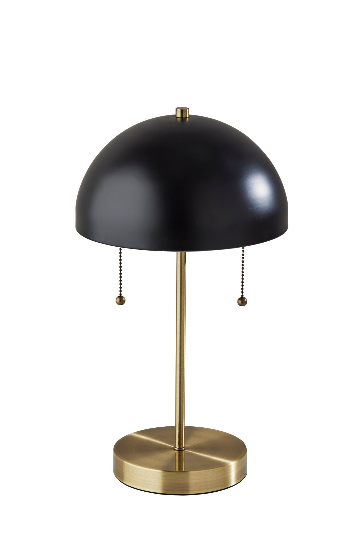 Black dome table deals lamp