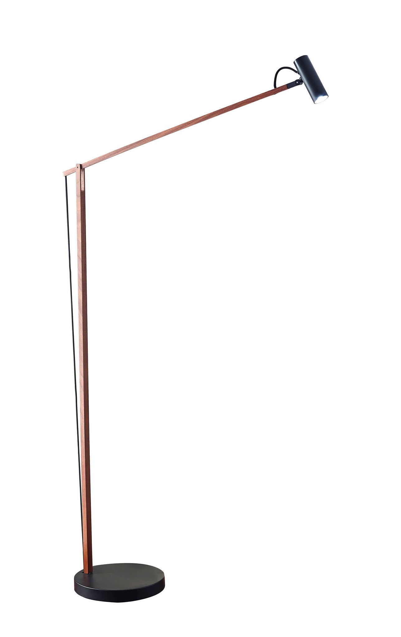 ADS360 Crane Flr Lamp-Walnut - led | Adesso