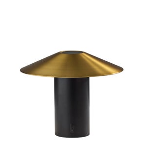 Pina LED Cordless Table Lamp- Black