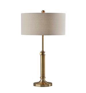 Barton Table Lamp- Antq Brass