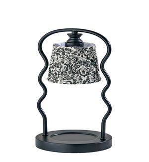 TWIRL CANDLEWARMER LAMP- BLACK