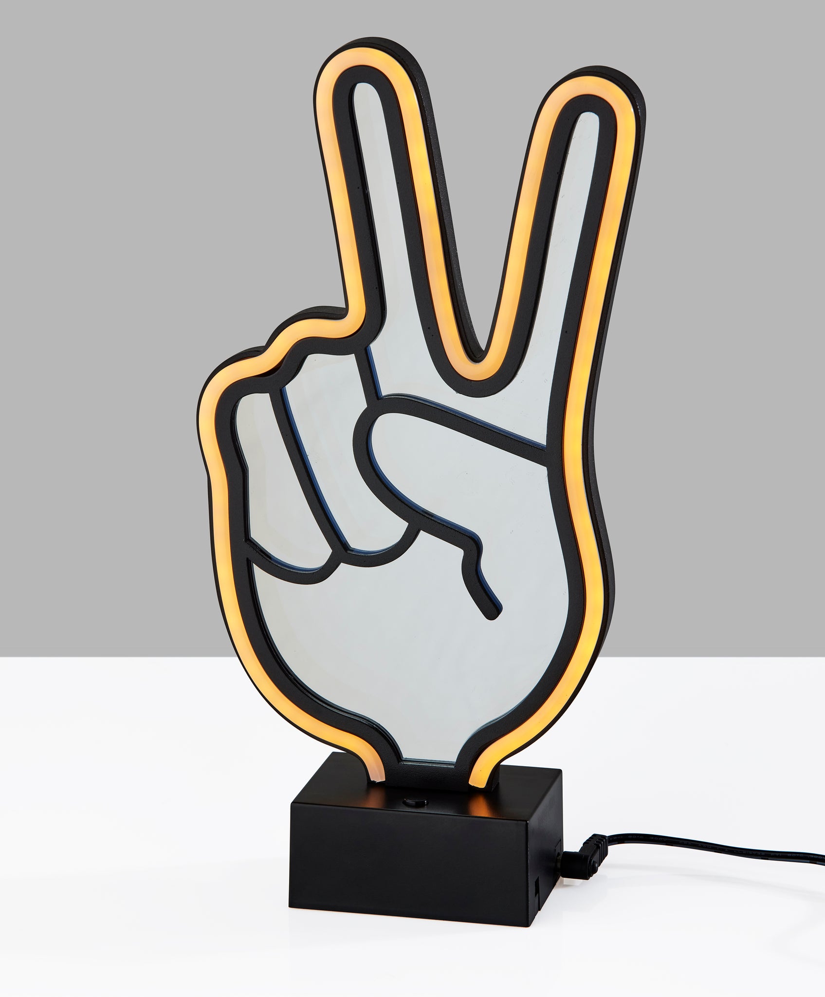 Infinity Neon Peace Sign Lamp novelty Adesso