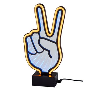 Infinity Neon Peace Sign Lamp