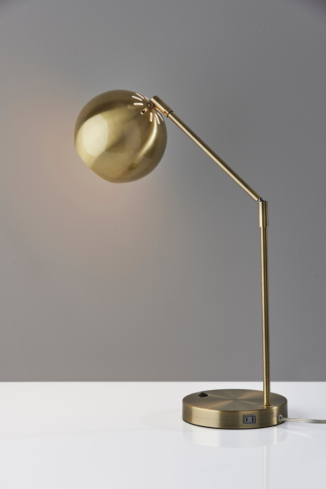 Target store brass lamp