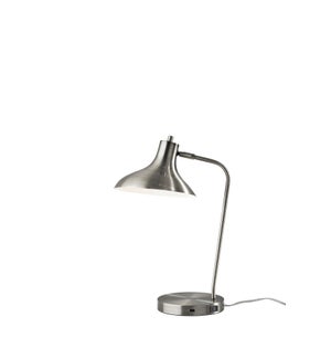 Cleo Desk Lamp- Steel