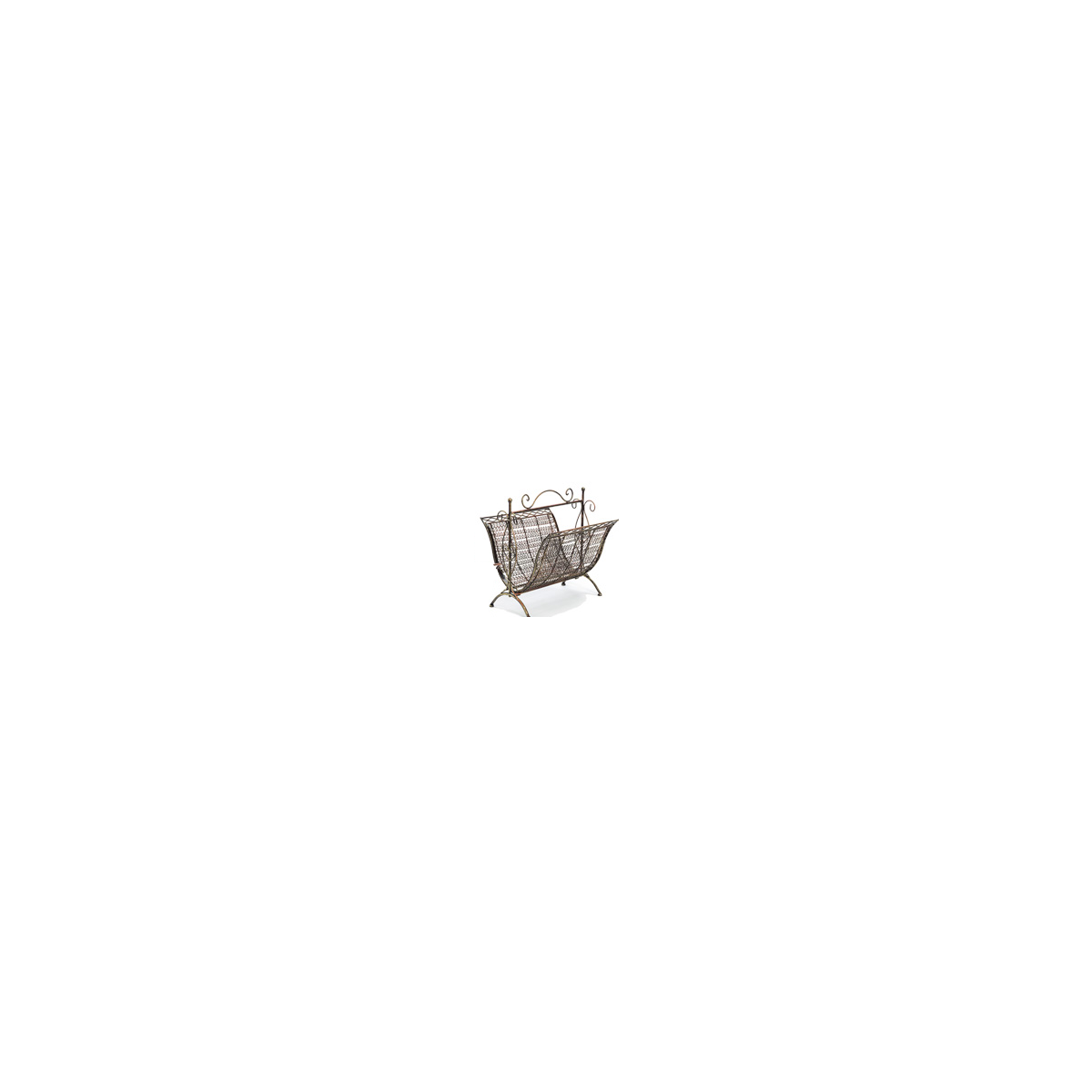 2163 CIRCLE DESIGN METAL MAGAZINE HOLDER CS. PK.: 6