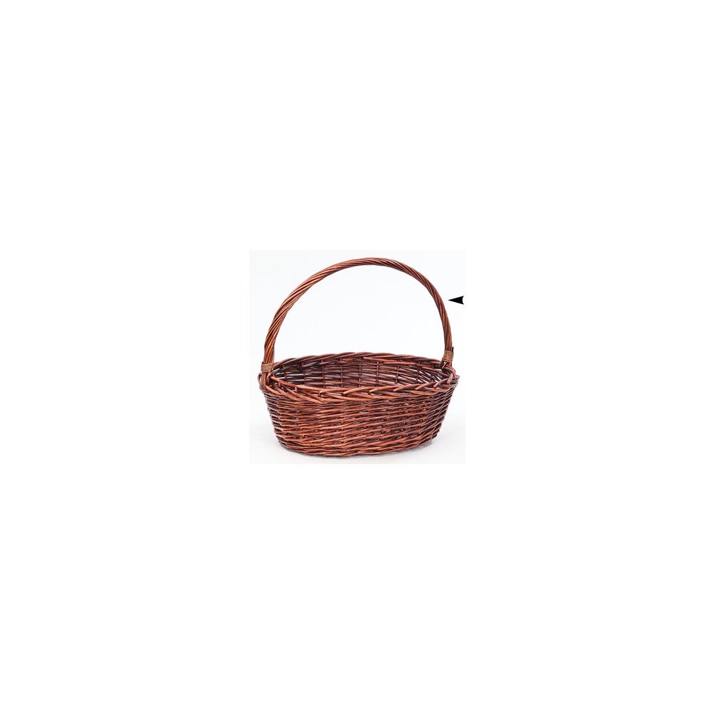 29/005M OVAL STAINED WILLOW BASKET CS. PK.: 12