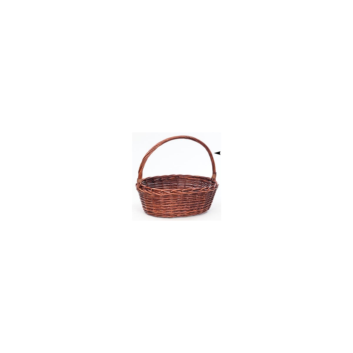 29/005M OVAL STAINED WILLOW BASKET CS. PK.: 12