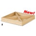 3/143/8X SQUARE WOOD TRAY W/4 SECTIONS CS. PK.: