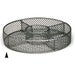 3/242/10M 10” ROUND METAL TRAY W/5 SECTIONS CS. PK.: 40