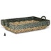 3/5027/L OBLONG SEAGRASS TRAY WITH METAL RIM CS. PK.: 15