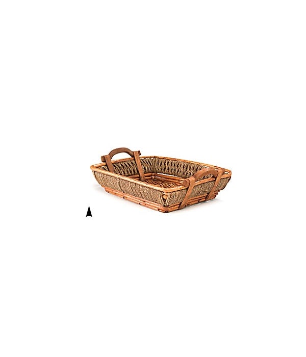 3/60014 OBLONG WILLOW AND SEAGRASS TRAY CS. PK.: 20