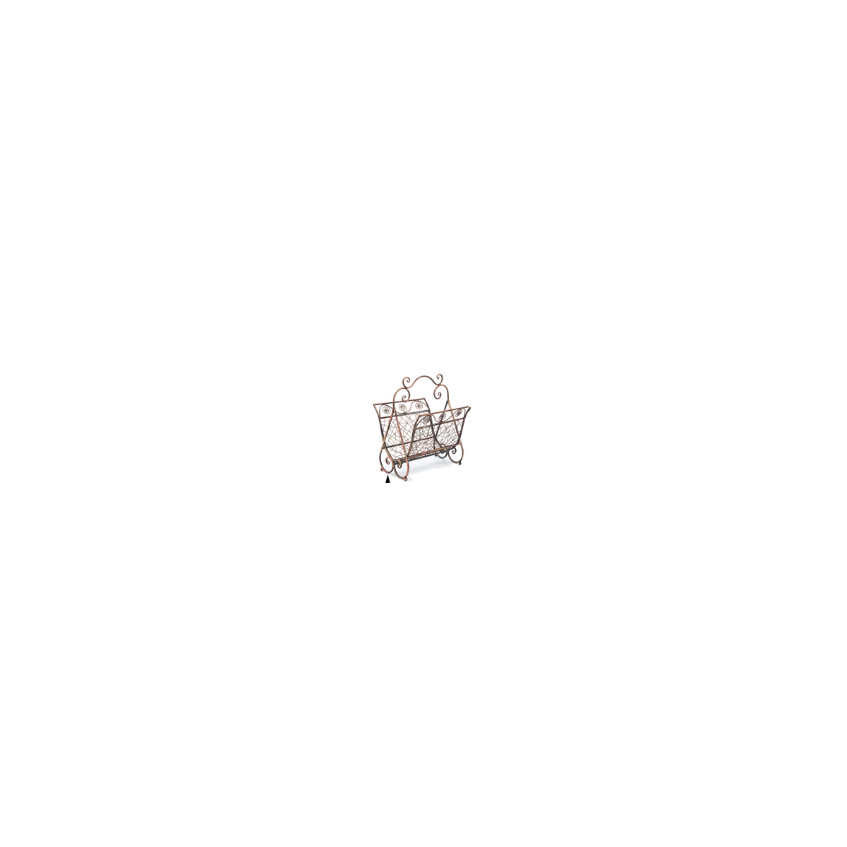 6013 RANDOM WEAVE METAL MAGAZINE HOLDER CS. PK.: 6