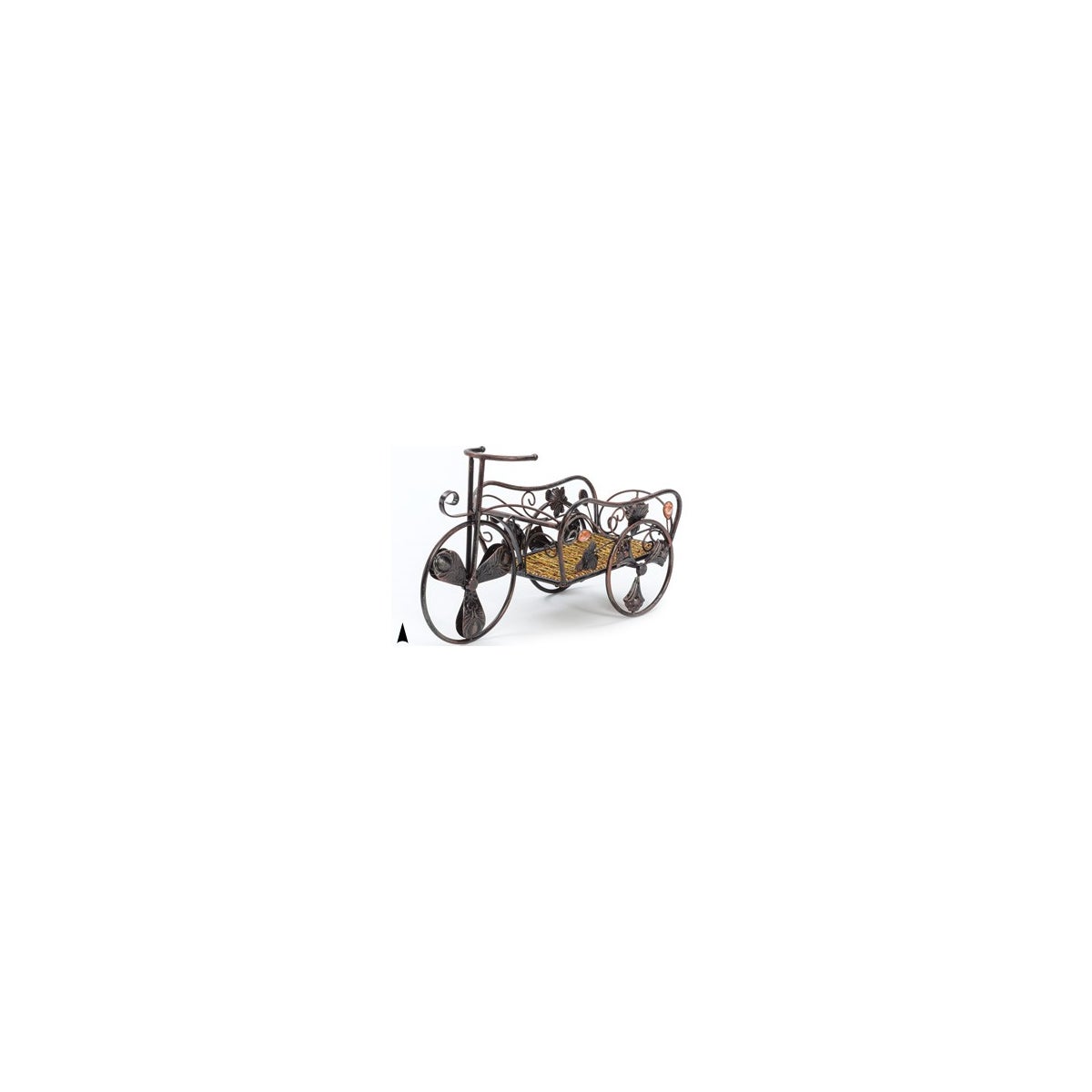 6027 ANTIQUE COPPER METAL CART CS. PK.: 8