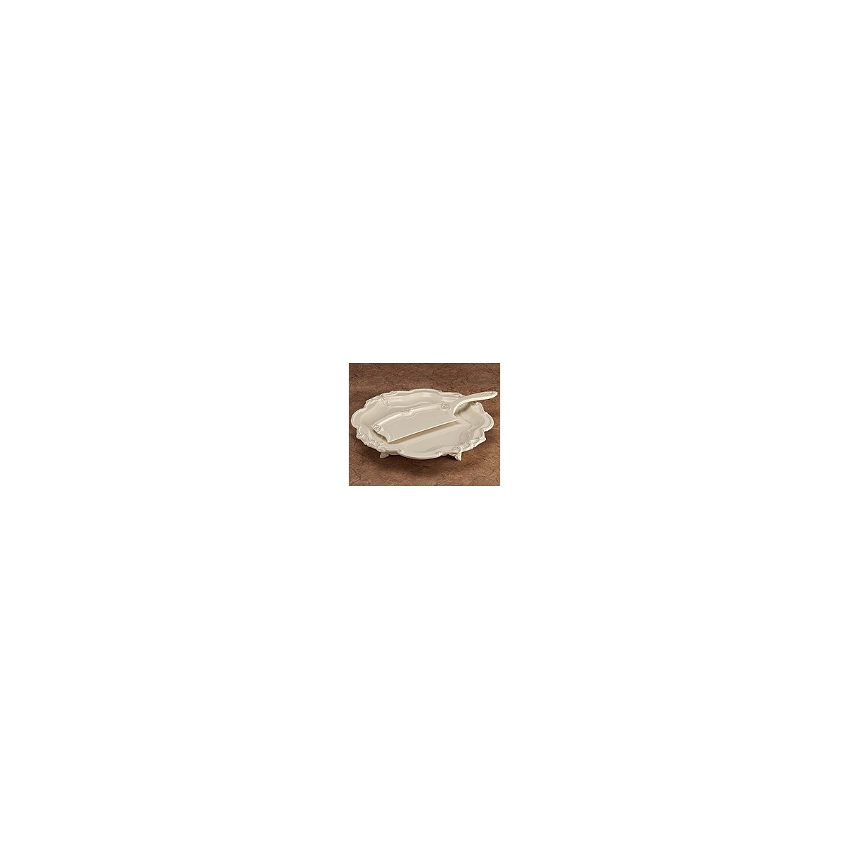 802849 FOOTED CAKE PLATE SET CS. PK.: 8