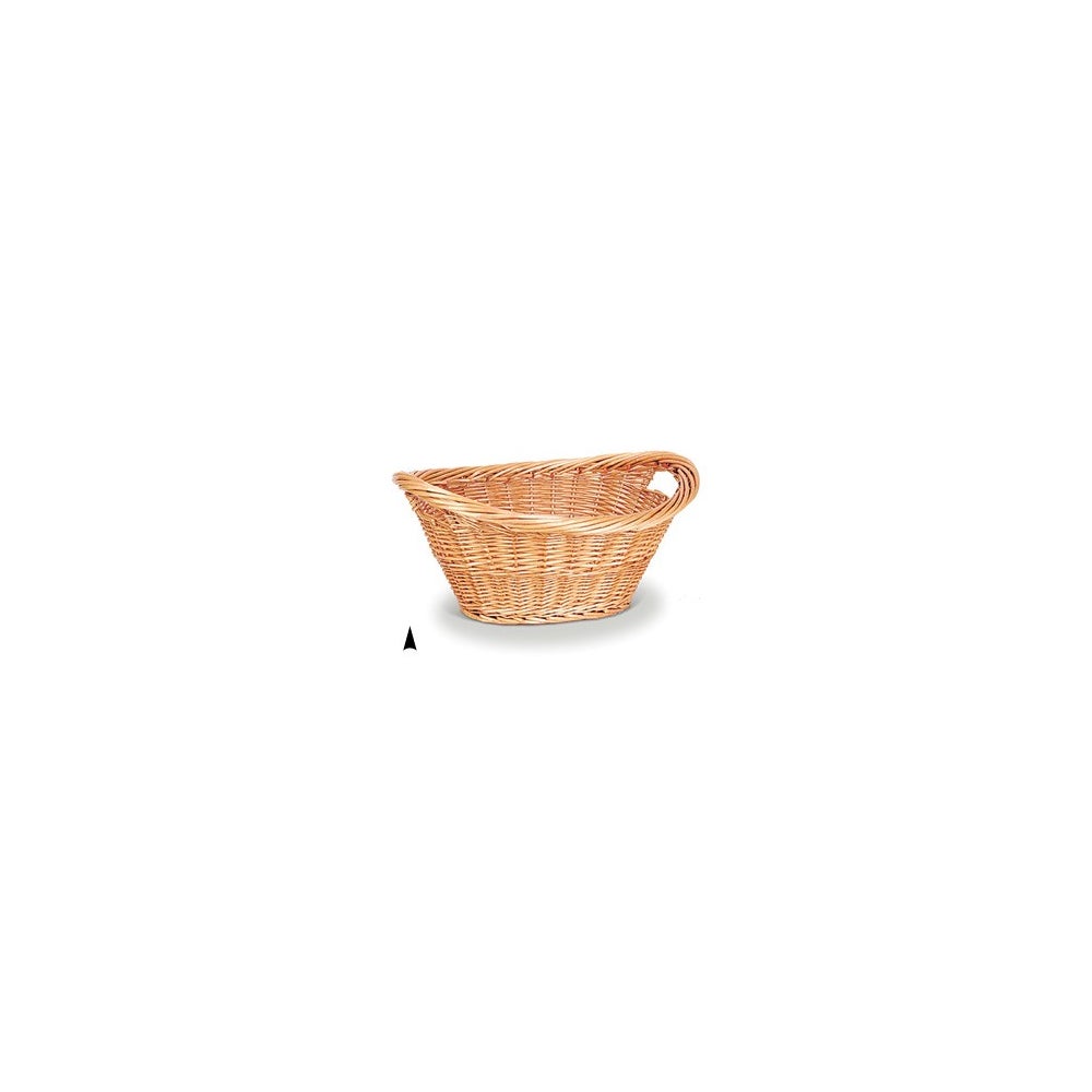 885/31B OVAL STAINED WILLOW LAUNDRY BASKET CS. PK.: 15