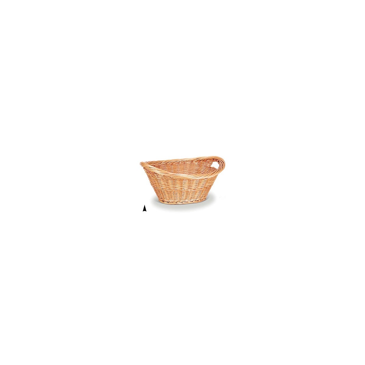 885/24B OVAL STAINED WILLOW LAUNDRY BASKET CS. PK.: 20