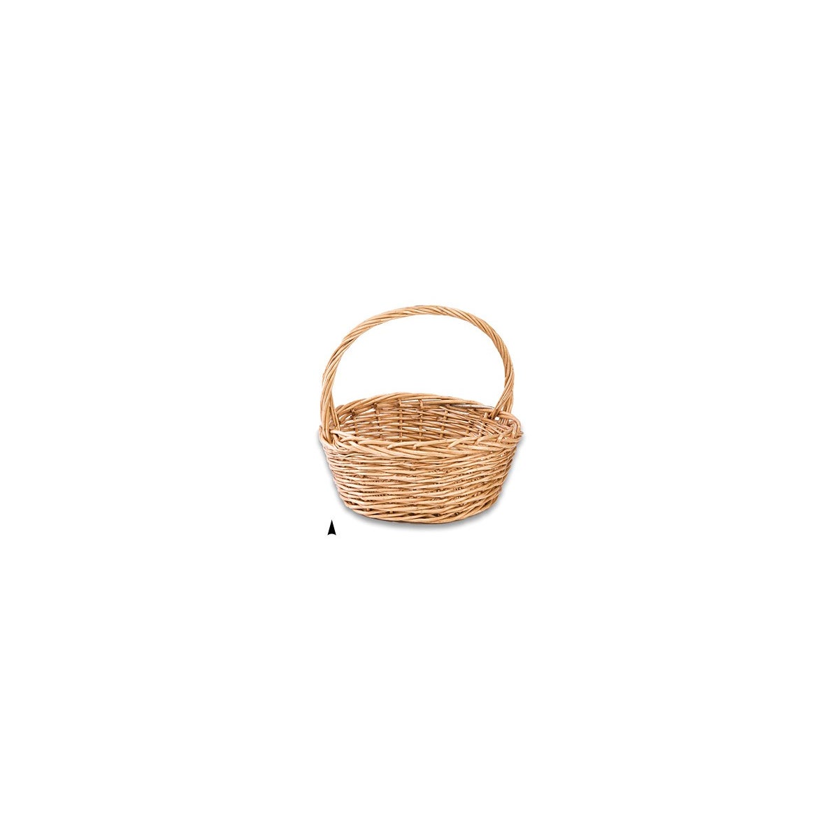 9/76867M ROUND THICK WILLOW BASKET CS. PK.: 12