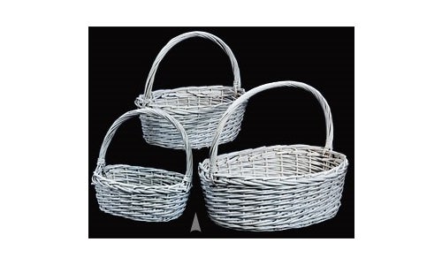 Painted Willow Baskets