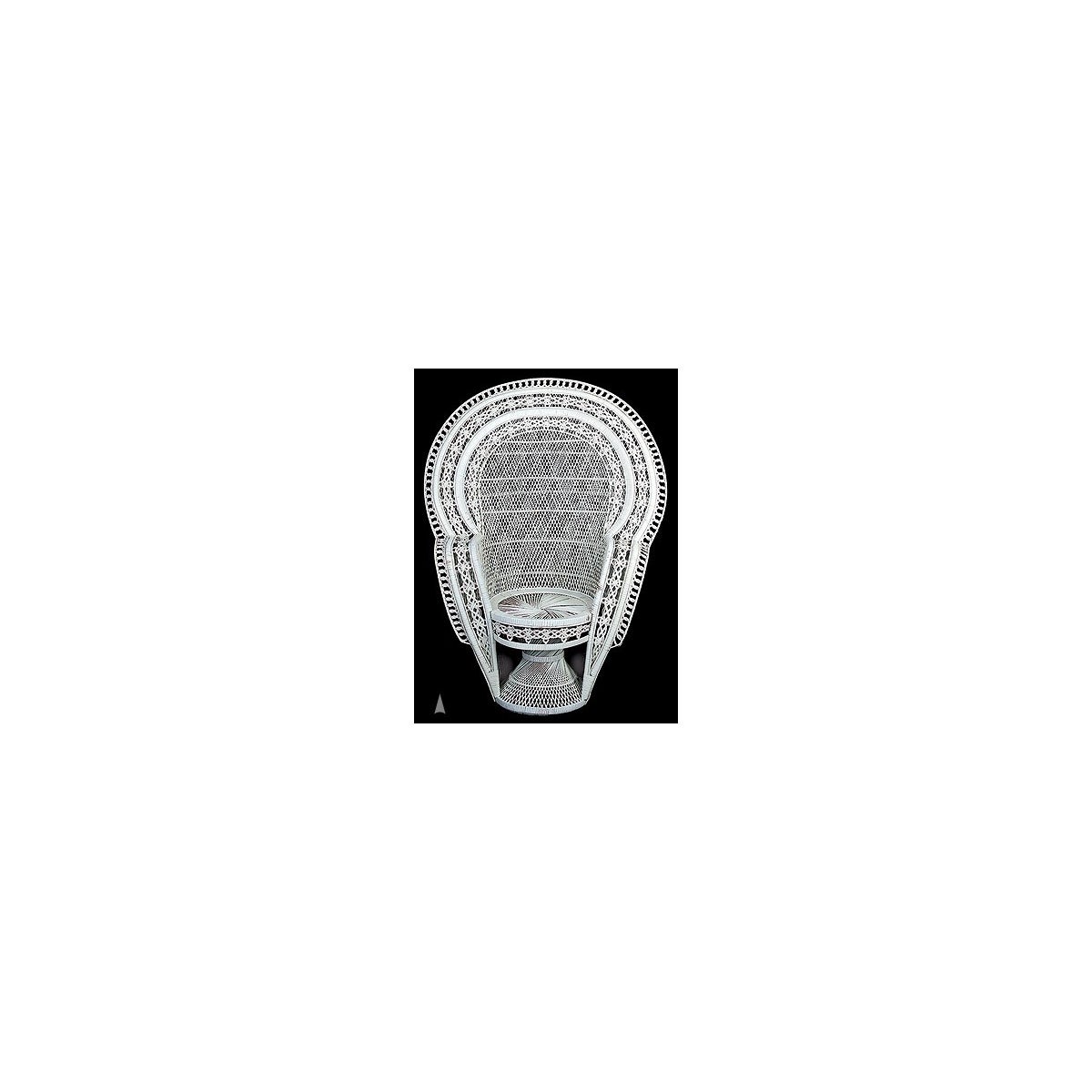 M104/W WHITE FANCY MANDARIN CHAIR CS. PK.: 1