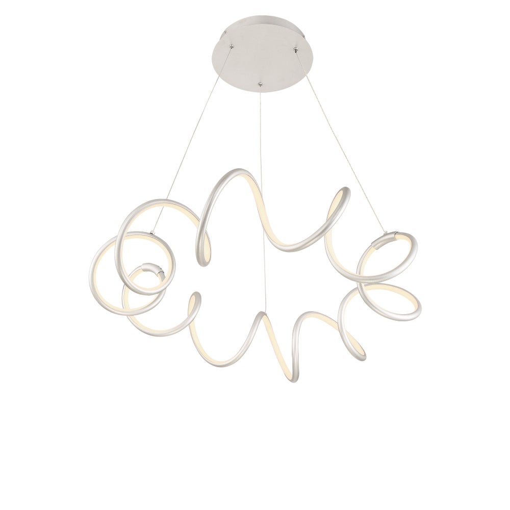 Alexander Chandelier in Satin Nickel