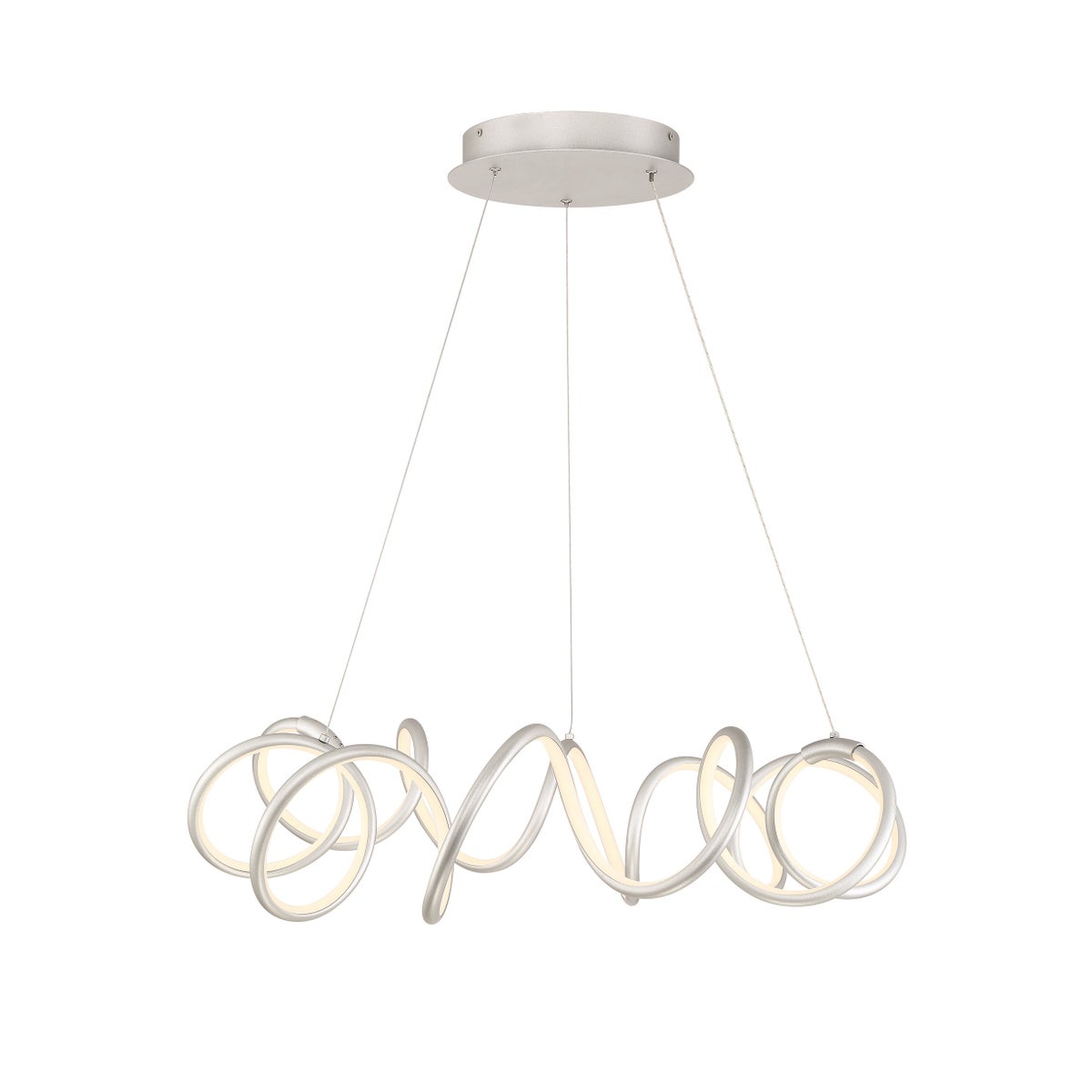 Alexander Chandelier in Satin Nickel
