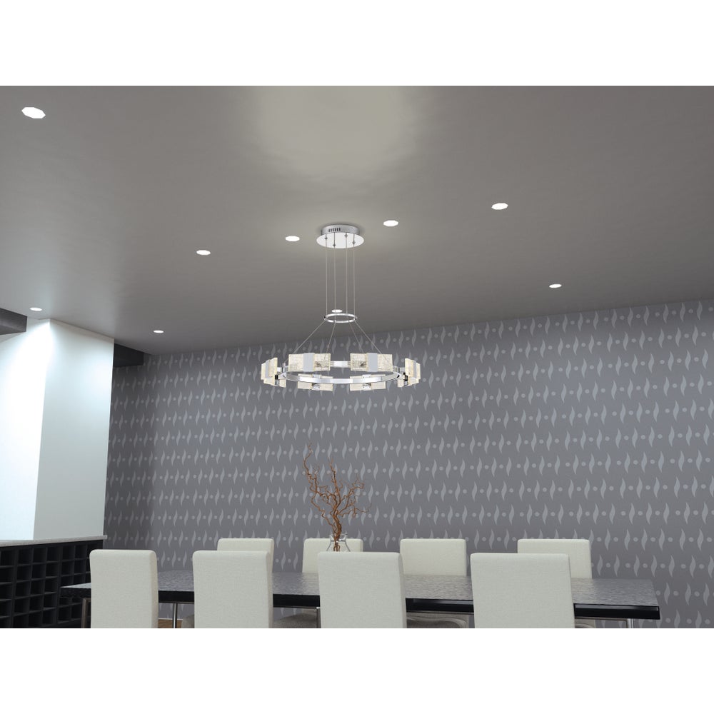 Krone Chandelier in Chrome