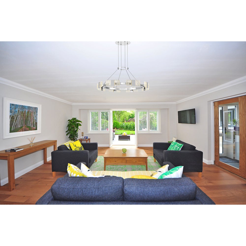 Krone Chandelier in Chrome