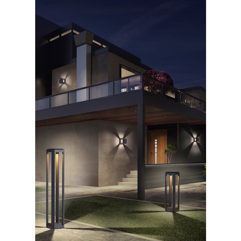 Logone Wall Sconce in Charcoal