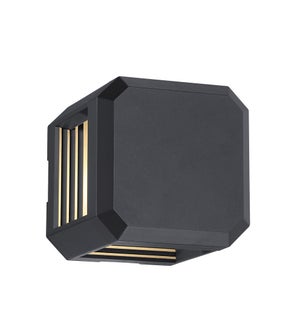 Logone Wall Sconce in Charcoal