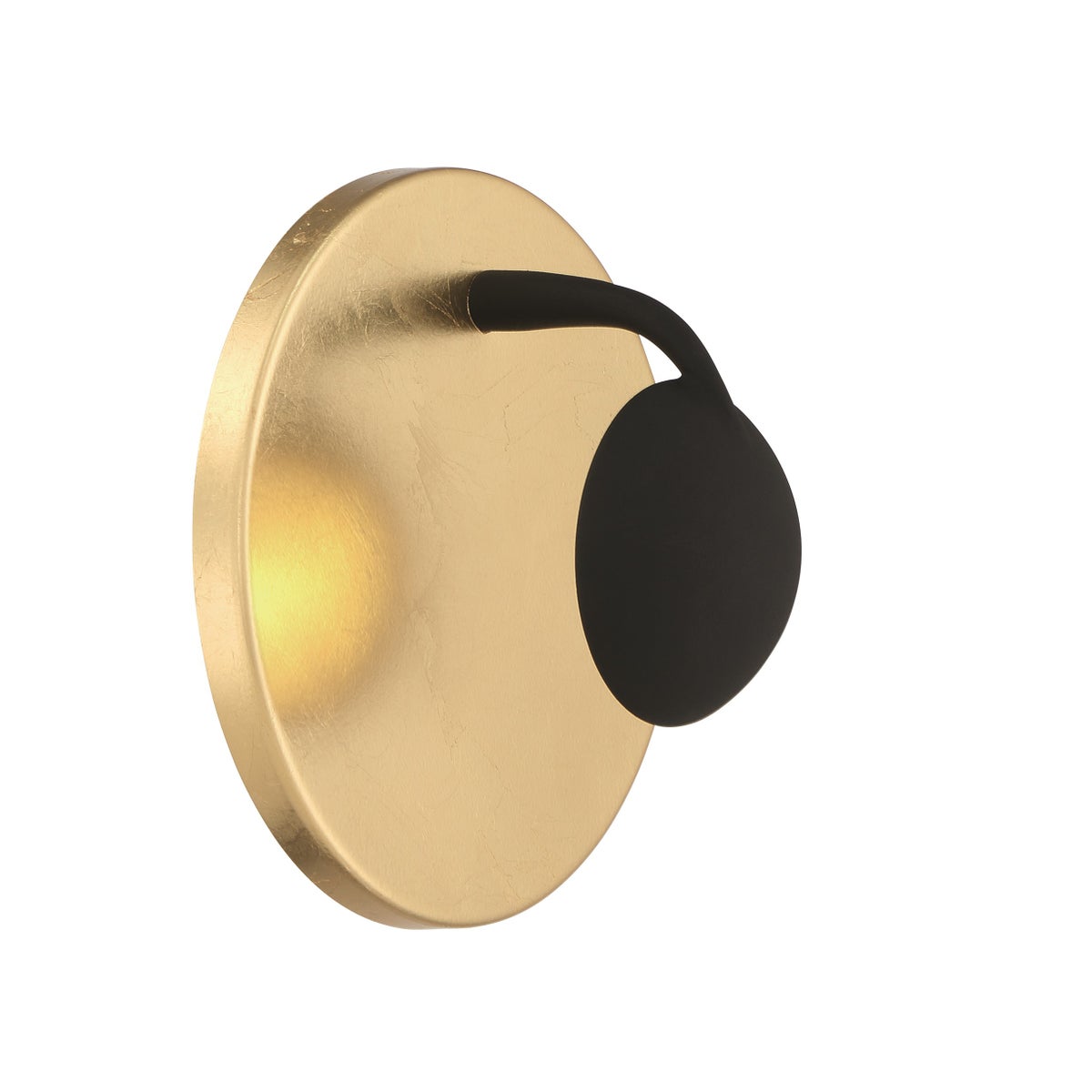 Aurora Wall Sconce in Gold Plated/Black