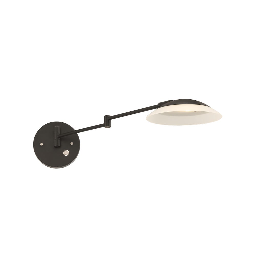 Meran Turbo Swing-Arm Wall Mount in Museum Black