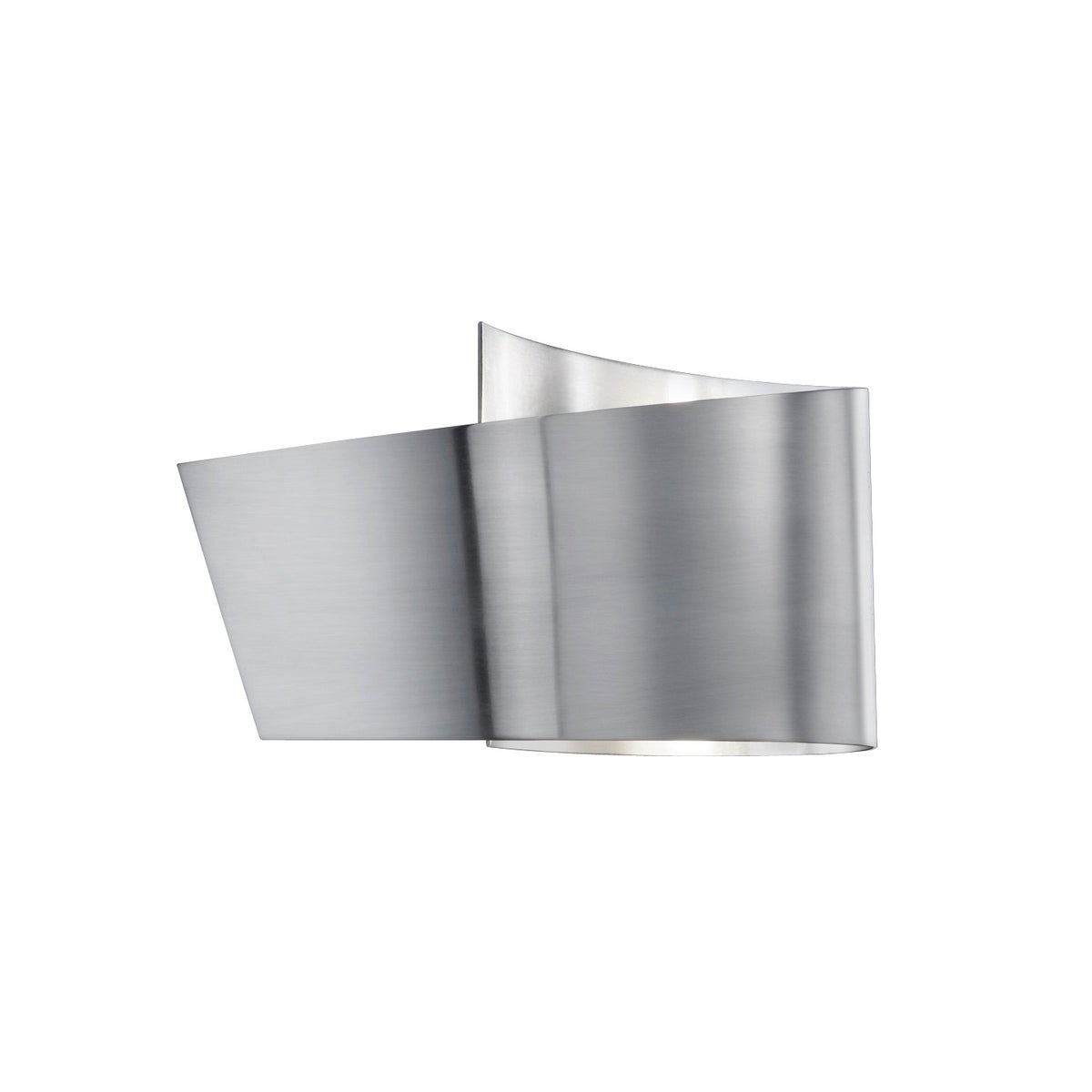 H2O Ribbon Bathroom Wall Sconce in Satin Nickel