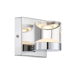 H2O 1 Light Wall Sconce in Chrome