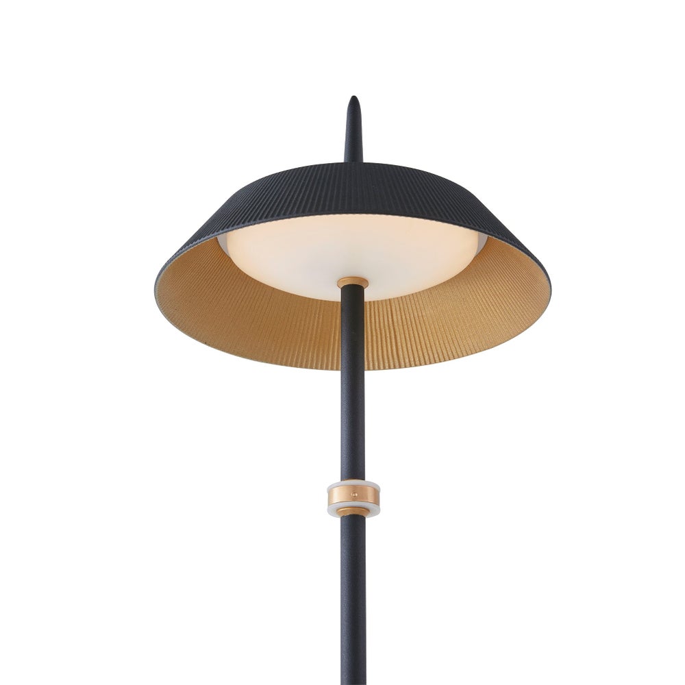 Santa Monica Floor Lamp Black/Gold