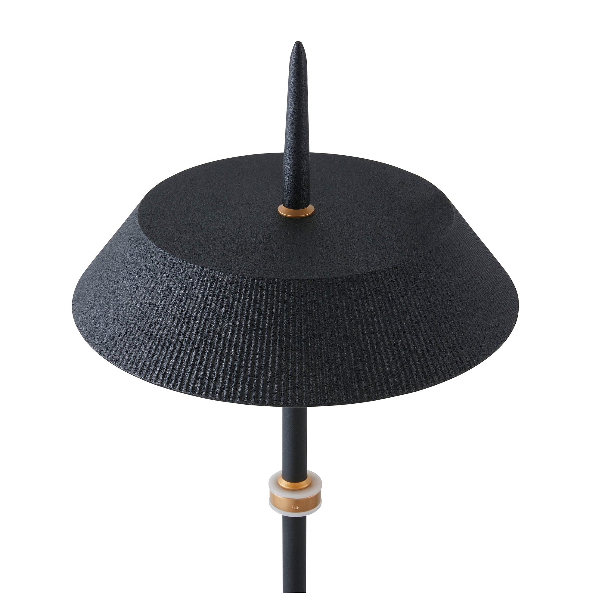 Santa Monica Floor Lamp Black/Gold - floor lamps