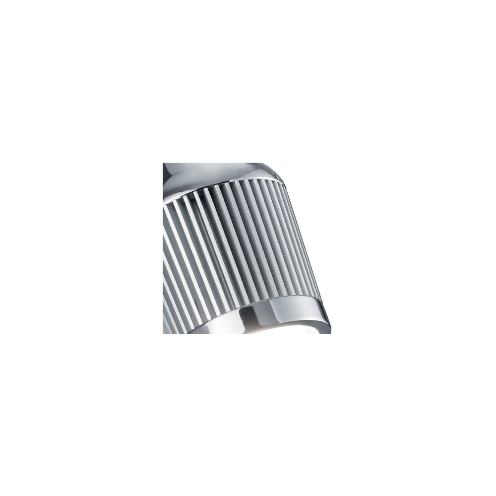 Mamba Floor Lamp in Black with Chrome Plate