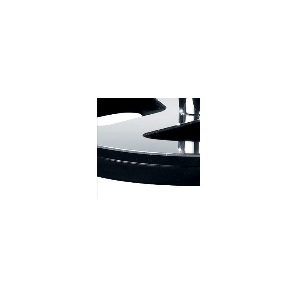 Mamba Floor Lamp in Black with Chrome Plate