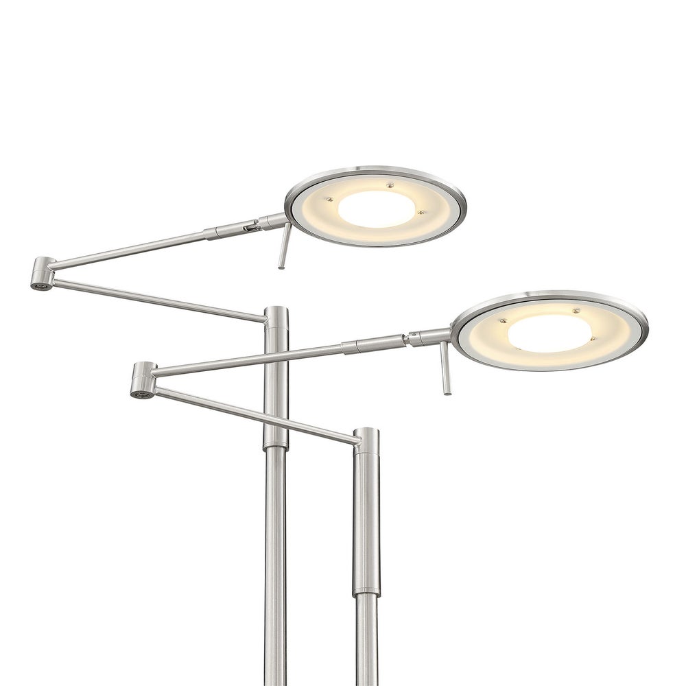 Lampe ovale MAGMA TWO HIGH / H. 55 cm / Verre Fumé - Base Noir / Pulpo