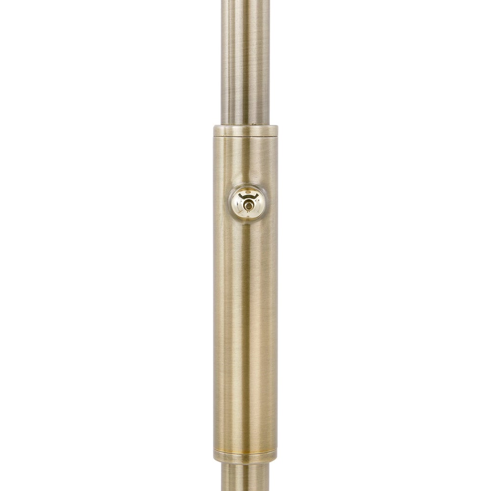 Leipzig Torchiere in Antique Brass