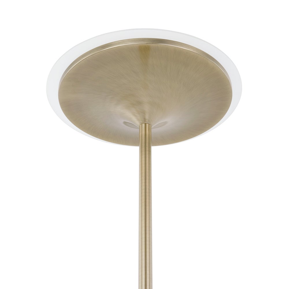 Leipzig Torchiere in Antique Brass