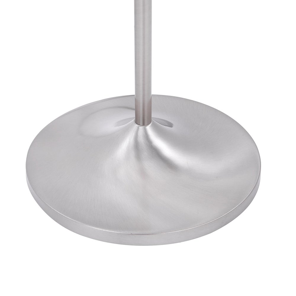 Leipzig Torchiere in Satin Nickel