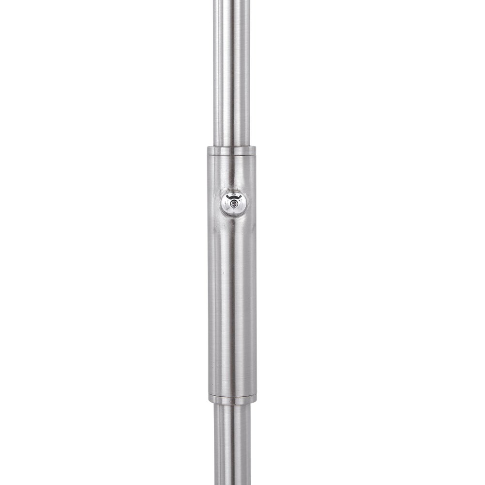 Leipzig Torchiere in Satin Nickel
